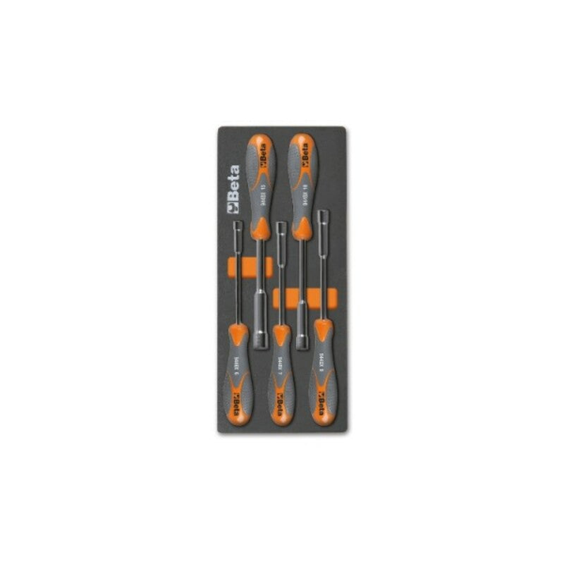 BETA M227 M Series Tool Module 5 Hi-torque Hexagon Nut Spinners Long Series
