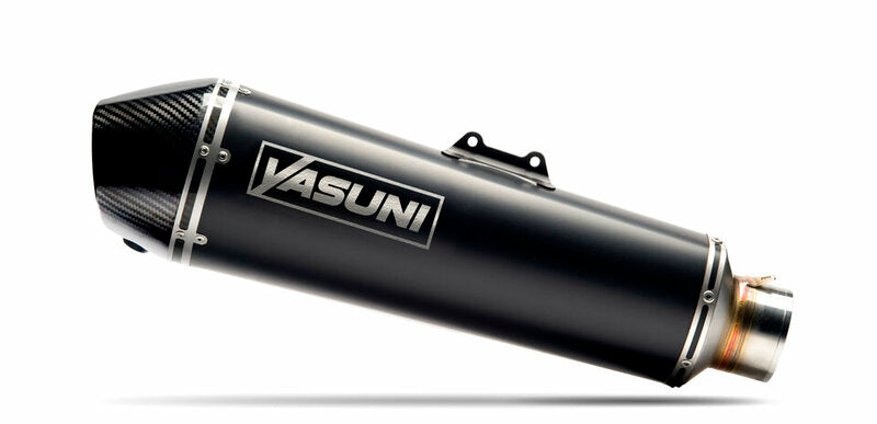 YASUNI Scooter 4 Black Edition Full Exhaust System - Honda NSS 300 Forza