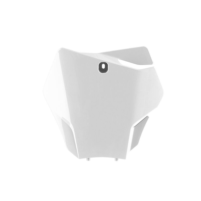 POLISPORT Front Number Plate White Gas Gas MC