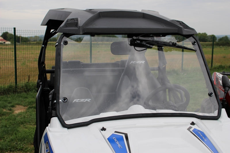 SARRAZIN Front Windshield Polycarbonate with Wiper Polaris RZR