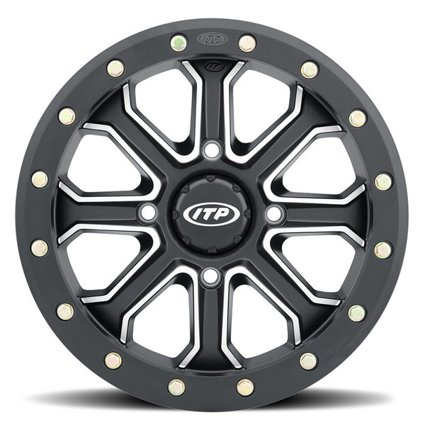 ITP Velocity Wheel 15x7 4x137 6+1 (+50mm) Matte Black/Polished