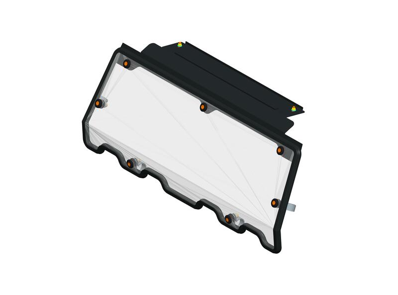 SARRAZIN Rear Windhsield Polycarbonate Polaris Ranger