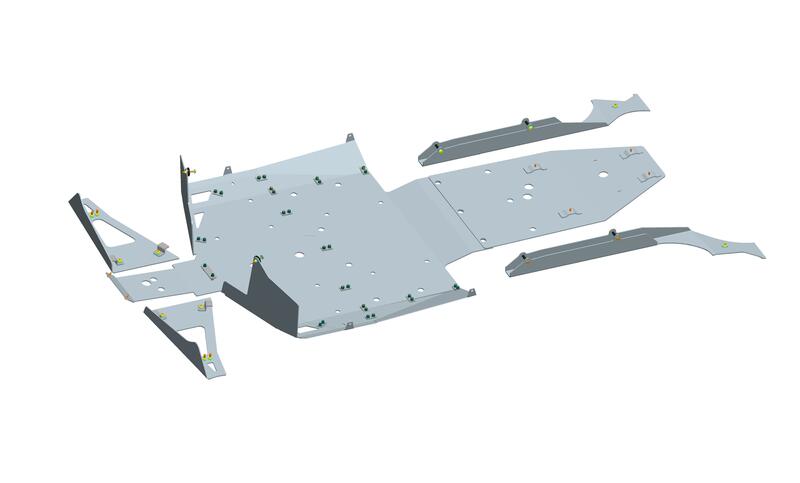SARRAZIN Complete Frame Protection Aluminium Polaris