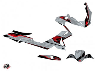 KUTVEK Energy Grafik-Kit Grau/Rot Honda X ADV