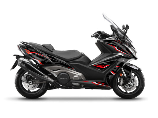 KUTVEK Energy Graphic Kit Black/Red Kymco AK 550