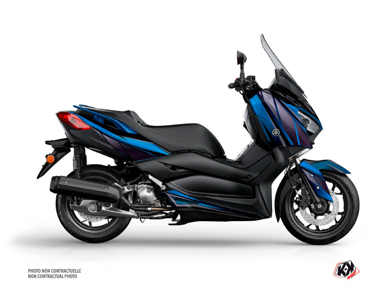 KUTVEK Replica Graphic Kit Blue/Black Yamaha T-Max 530