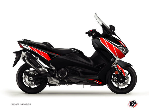 KUTVEK Replica Graphic Kit Red/Black Yamaha T-Max 530