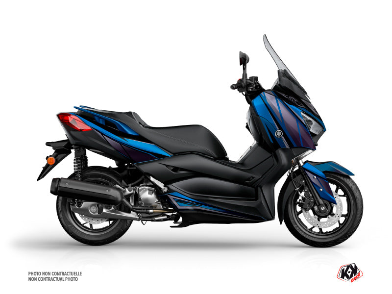 KUTVEK Replica Graphic Kit Blue/Black Yamaha X-Max 300