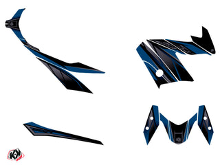 KUTVEK Replika-Grafikkit Blau/Schwarz Yamaha X-Max 300