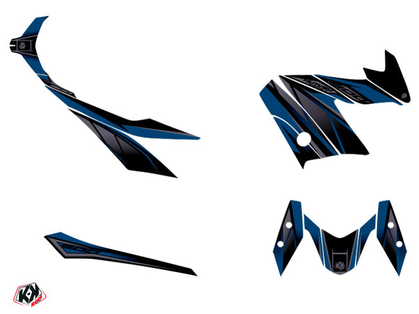 KUTVEK Replika-Grafikkit Blau/Schwarz Yamaha X-Max 300