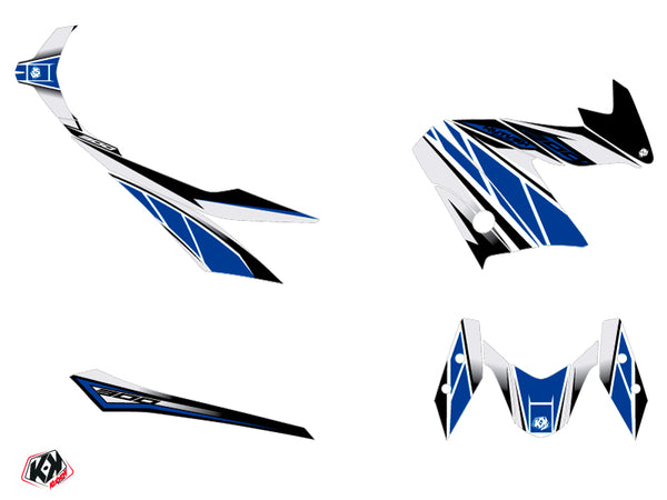KUTVEK Replika-Grafikkit Blau/Grau Yamaha X-Max 300