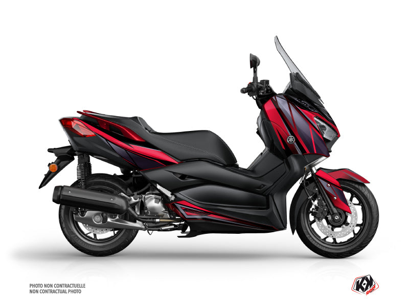KUTVEK Replica Graphic Kit Red/Black Yamaha X-Max 125
