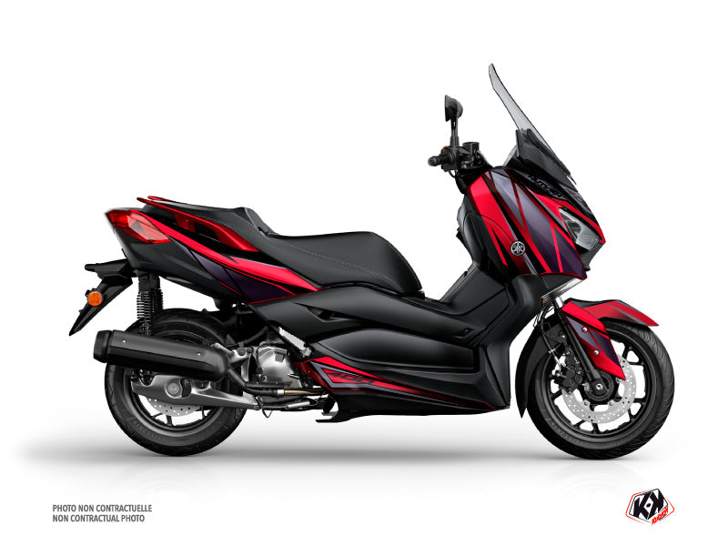 KUTVEK Replica Graphic Kit Red/Black Yamaha X-Max 400