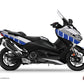 KUTVEK Vintage Graphic Kit Grey/Blue Yamaha T-Max 530