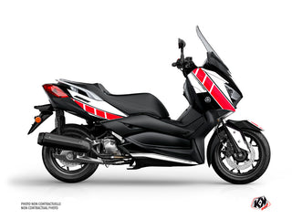 KUTVEK Vintage-Grafik-Kit Rot Yamaha X-Max 125
