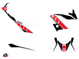 KUTVEK Vintage-Grafik-Kit Rot Yamaha X-Max 125