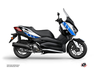KUTVEK Vintage-Grafik-Kit Grau/Blau Yamaha X-Max 125