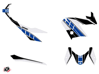 KUTVEK Vintage-Grafik-Kit Grau/Blau Yamaha X-Max 125