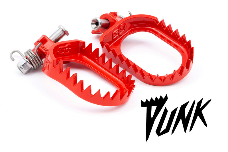 S3 Punk Footpegs Red