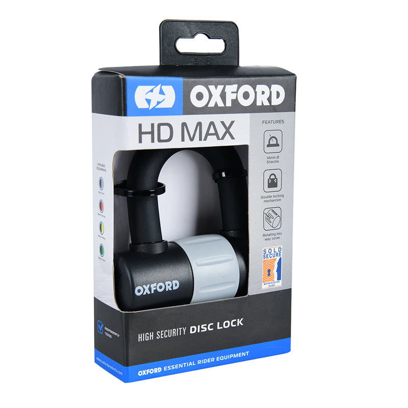 OXFORD HD MAX Disc Lock - Ã˜14mm Black