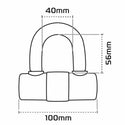 OXFORD HD MAX Disc Lock - Ã˜14mm Yellow