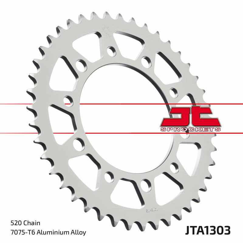 JT SPROCKETS Aluminium Ultra-Light Rear Sprocket 1303 - 520 - 1096558008