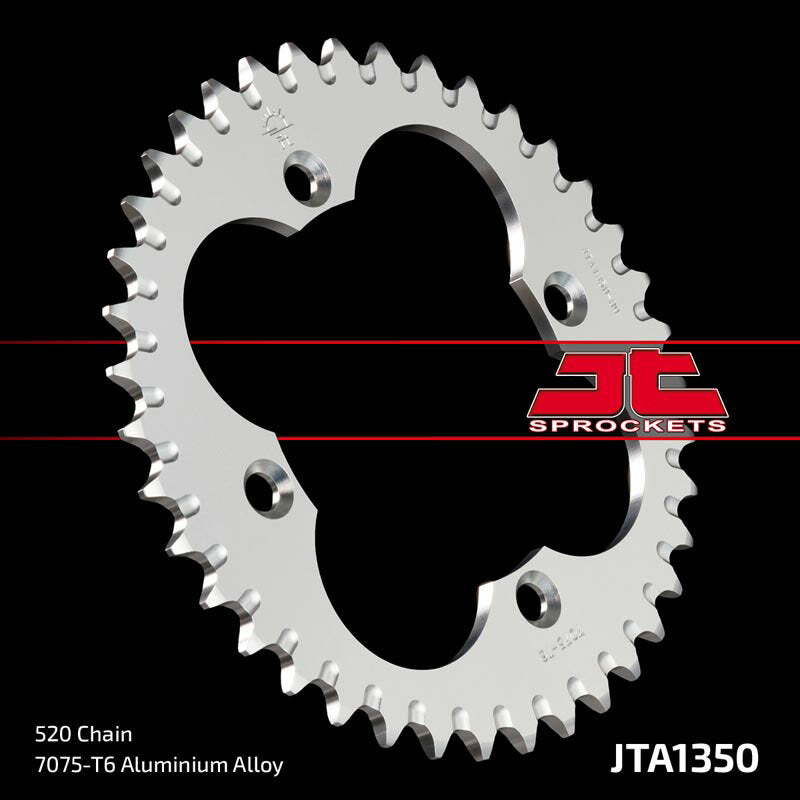 JT SPROCKETS Aluminium Ultra-Light Rear Sprocket 1350 - 520 - 1096560001