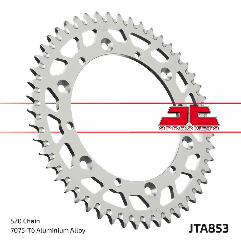 JT SPROCKETS Aluminium Ultra-Light Self-Cleaning Rear Sprocket 853 - 520 - 1096578004