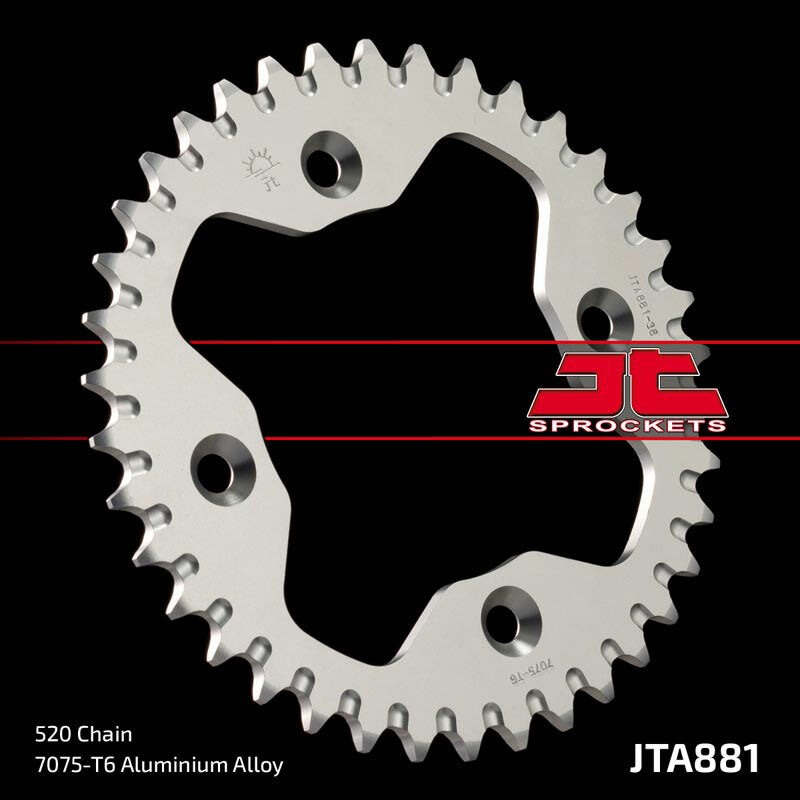JT SPROCKETS Aluminium Ultra-Light Rear Sprocket 881 - 520