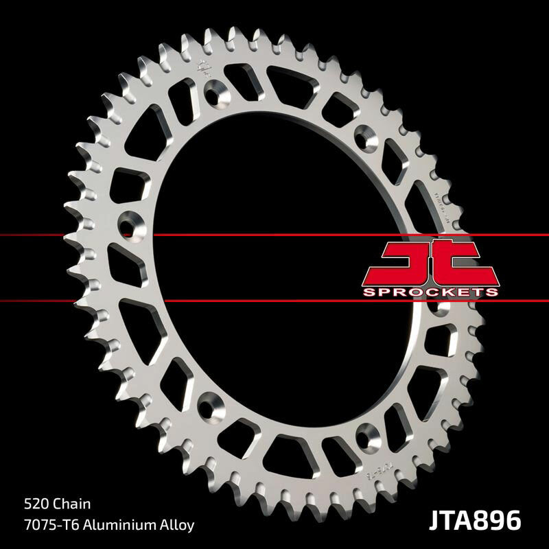 JT SPROCKETS Aluminium Ultra-Light Self-Cleaning Rear Sprocket 896 - 520