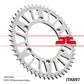 JT SPROCKETS Aluminium Ultra-Light Self-Cleaning Rear Sprocket 897 - 520 - 1096584004