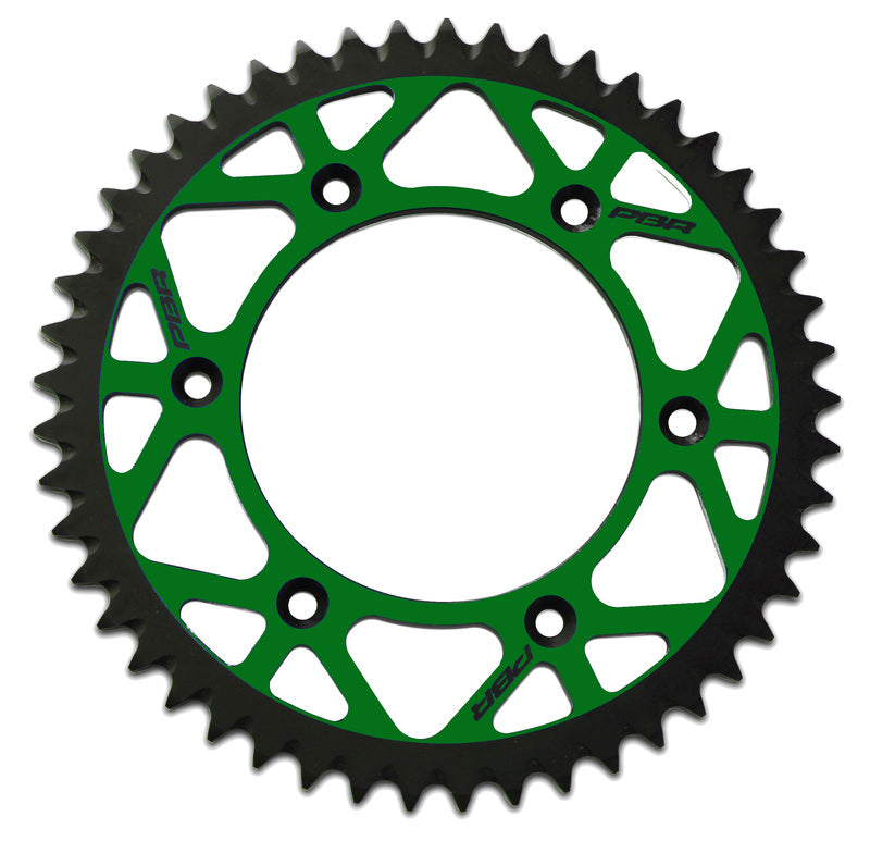 PBR Twin Color Aluminium Ultra-Light Self-Cleaning Hard Anodized Rear Sprocket 489 - 520 - 1096611003