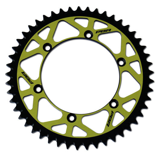 PBR Twin Color Aluminium Ultra-Light Self-Cleaning Hard Anodized Rear Sprocket 808 - 520 - 1096613002