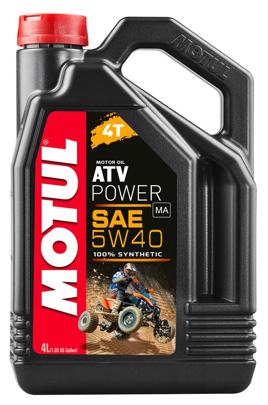 MOTUL ATV Power 4T Motor Oil - 5W40 4L