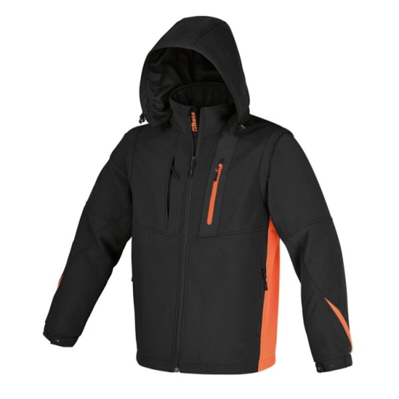 BETA Softshell Jacket with Detachable Hood and Sleeves - 1100535003