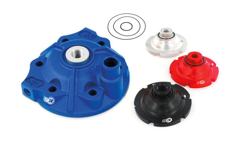 S3 Stars Head Cylinder Head & Inserts Kit Aluminium - Blue Husqvarna TE300