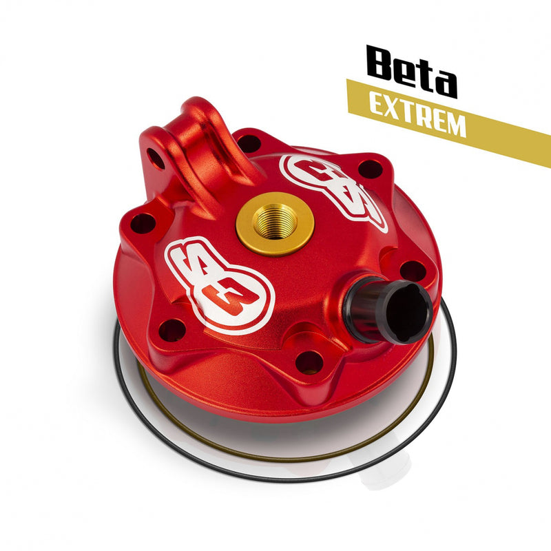 S3 Extreme Enduro Cylinder Head & Insert Kit Low Compression - Red Beta RR250