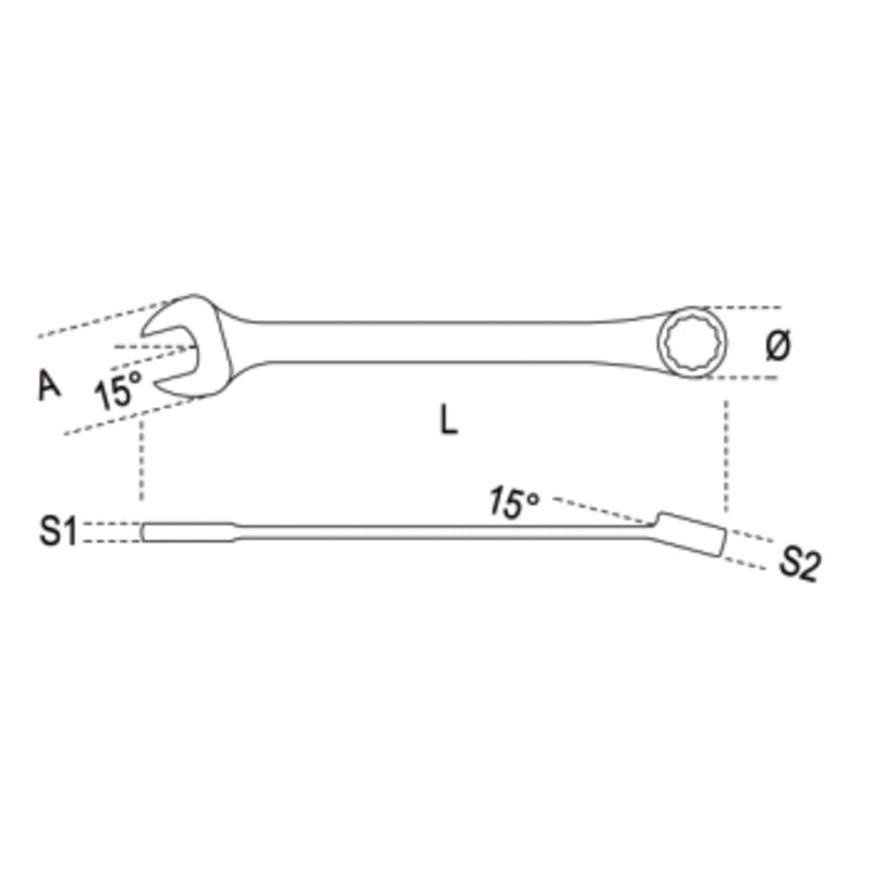 BETA Combination Wrenches - 6mm