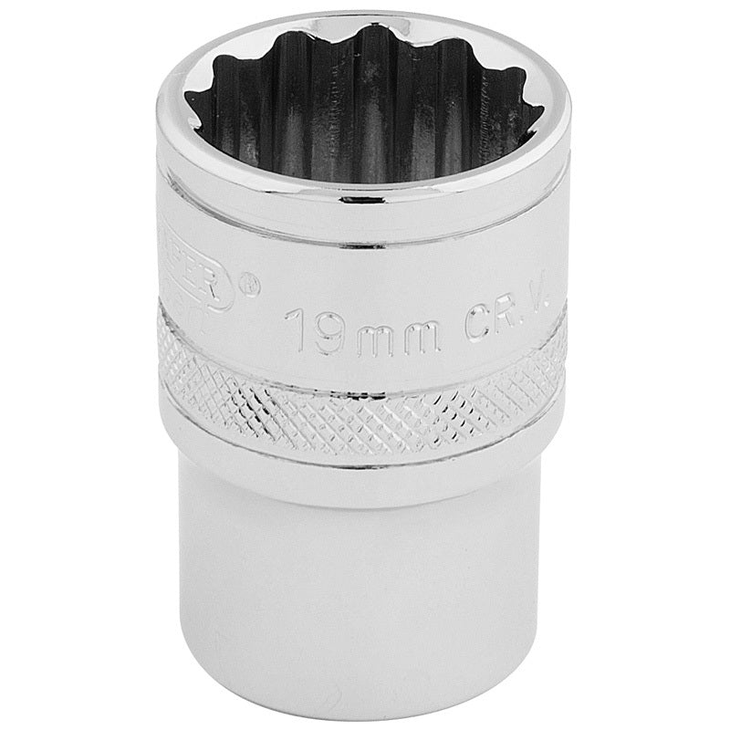 DRAPER 1/2 12 points Hi-TorqÂ® 19mm Socket