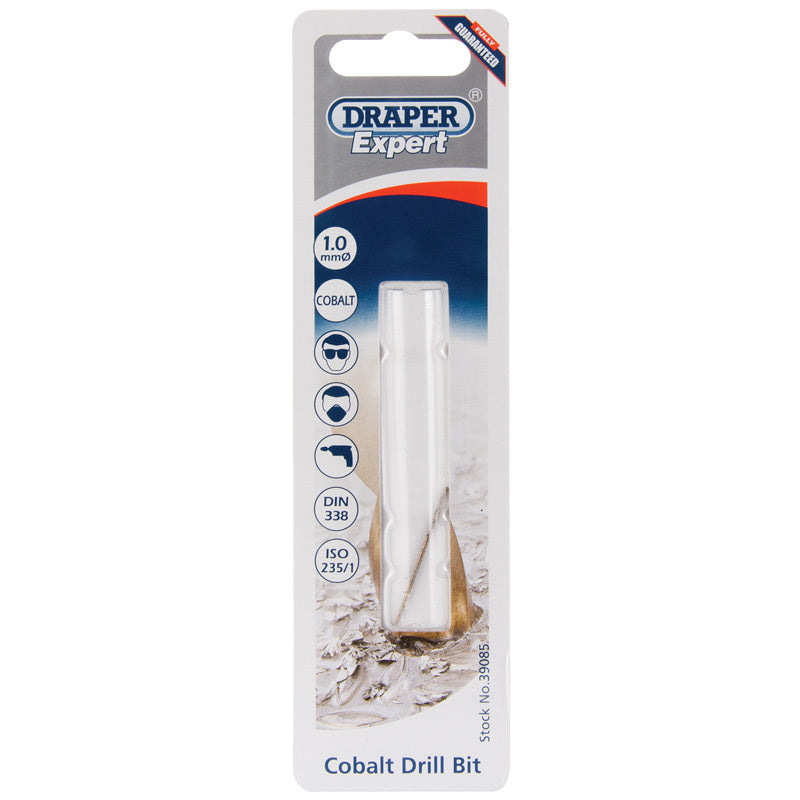 DRAPER Ã˜1.0mm HSS Cobalt Twist Drill
