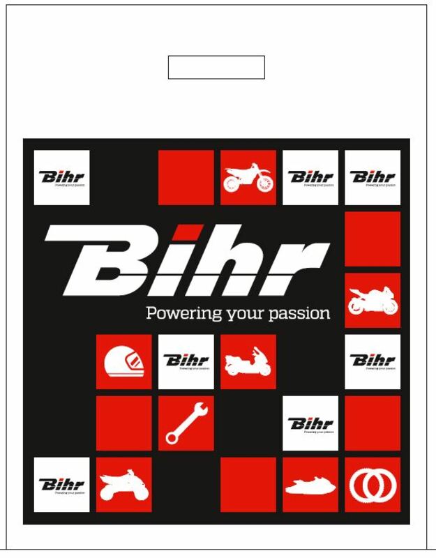 Plastic bags BIHR X25 350x450+SF50mm