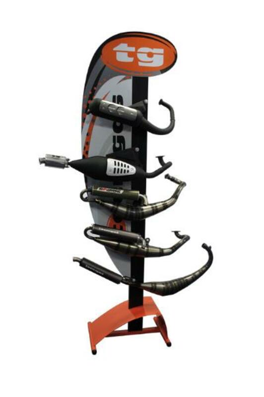 TECNIGAS Display Case for 5 Exhaust Chambers