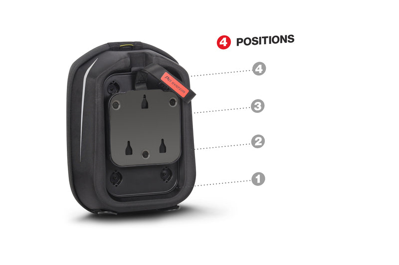 SHAD E16P Tank Bag with Pin System 11/15L - Black