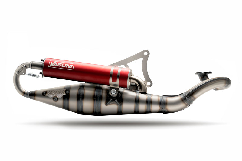 YASUNI Carrera 10 Full Exhaust System Red - Minarelli Horizontal
