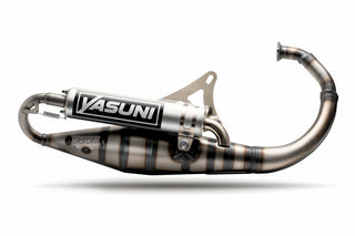 YASUNI Carrera 10 Vollauspuffanlage aus Aluminium – Minarelli Vertical