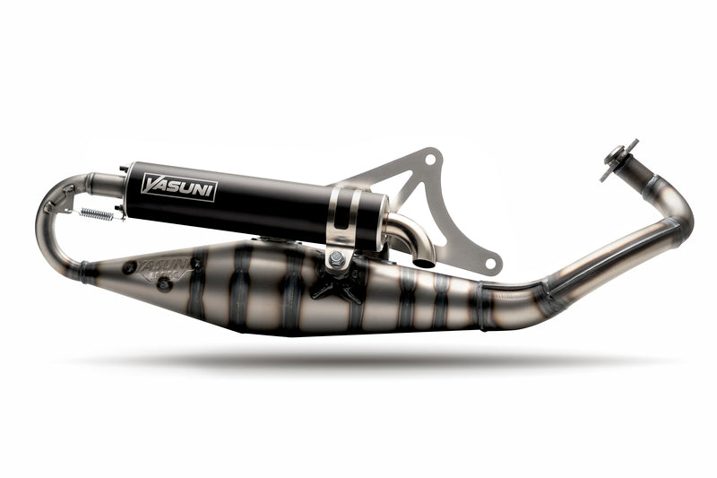 YASUNI Carrera 10 Full Exhaust System Black - Piaggio