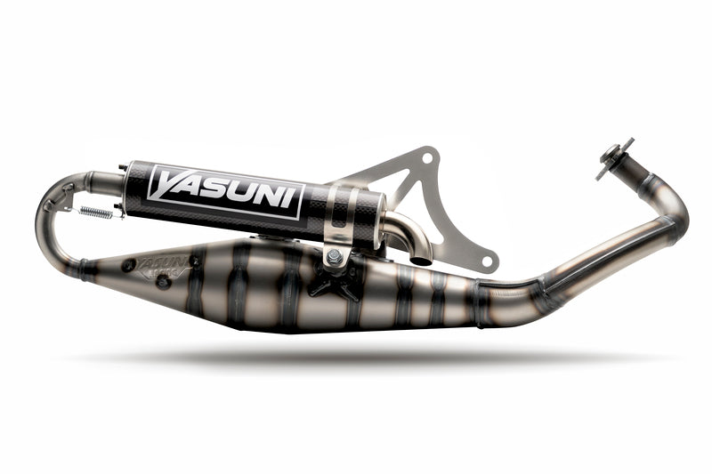 YASUNI Carrera 10 Full Exhaust System Carbon - Piaggio