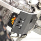 AXP Glide Plate HDPE 6mm Black - Honda CRF450R/450RX