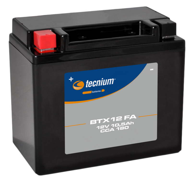 TECNIUM Battery Maintenance Free Factory Activated - BTX12