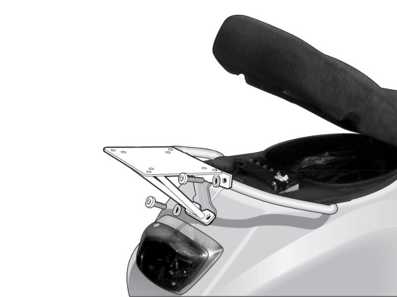 SHAD Top Master Fitting Kit - Piaggio LX 50